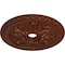 Ekena Millwork Bordeaux Deluxe Medallion (Canopies up to 4"), 23 5/8"OD x 3"ID x 2"P, Burnished Mahogany Crackle CM23BOBMC - alternate 4